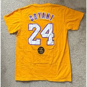NBA Los Angeles Lakers Kobe Bryant #24 Men's Tribute Game T-Shirt Size Medium